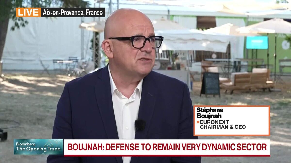 Defense Sector to Remain Dynamic: Euronext CEO Boujnah
