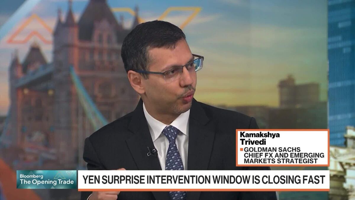 Goldman Sachs Sees Yen at 165 per Dollar in 12 Months